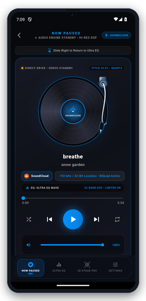 Ultra EQ Now Playing Turntable Mockup